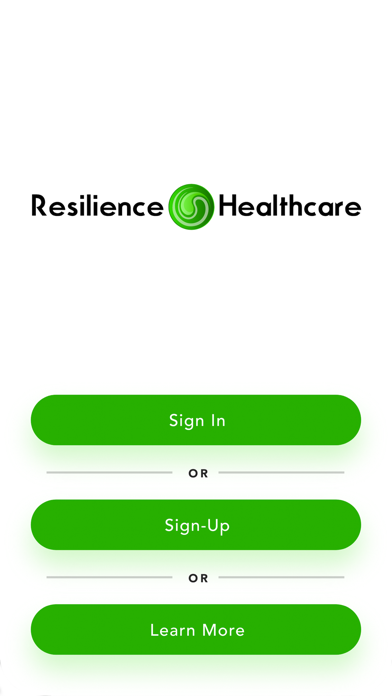Resilience.Healthcare Screenshot