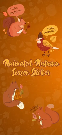 Game screenshot Animated Autumn Season Sticker mod apk