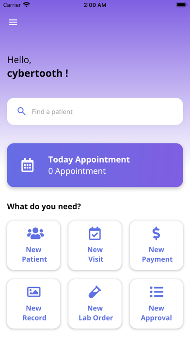 CyberTooth Dental Screenshot