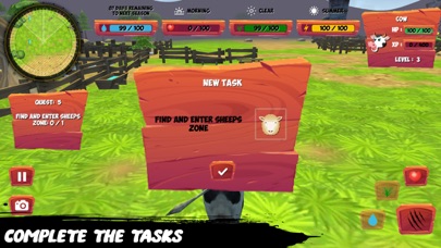 Farm Animals Cow Simulator Screenshot