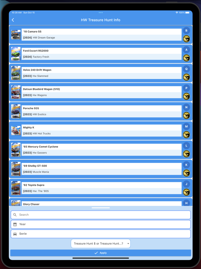 HW Treasure Hunt Info