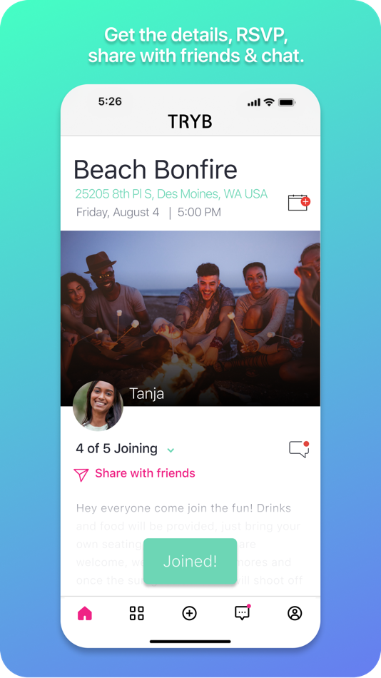#3. Tryb - Make Plans & Hang Out (iOS) Podle: Tryb