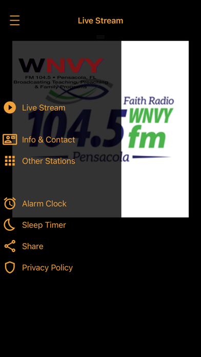 WNVY 104.5 FM Radio Screenshot
