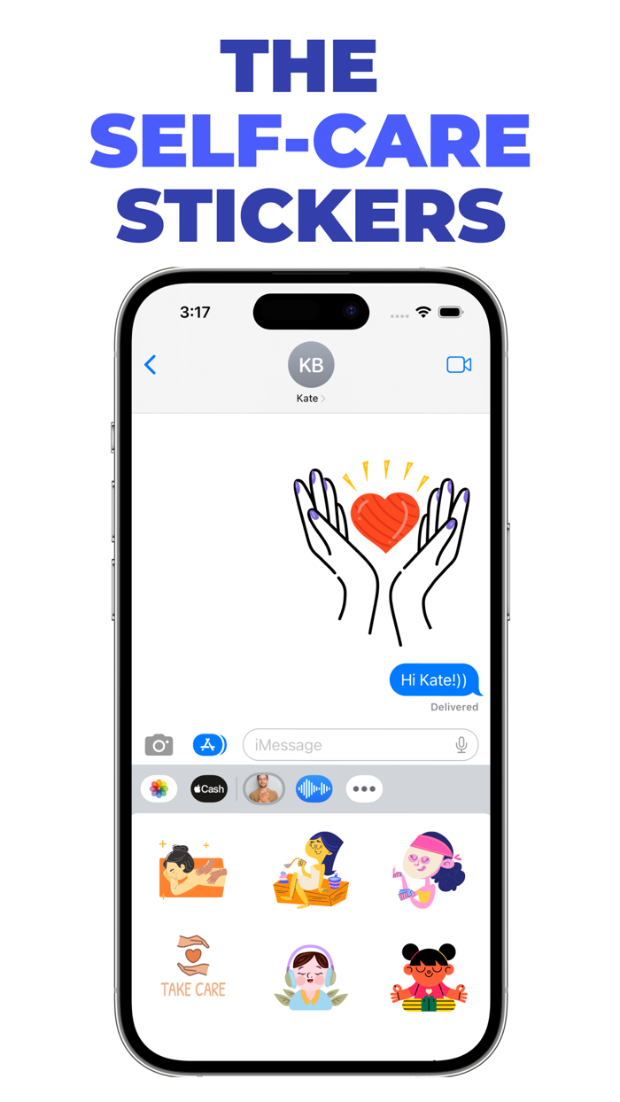 The Self-care stickers
