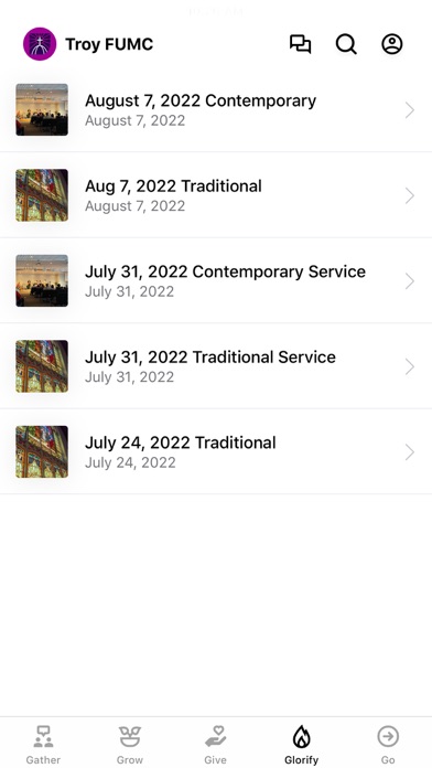 App screenshot