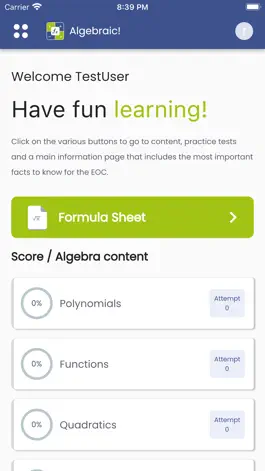 Game screenshot Algebraic App apk