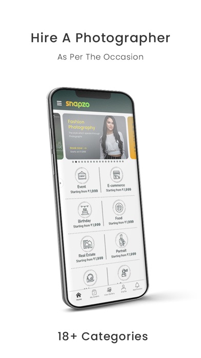 Snapzo - Book A Photographer Screenshot