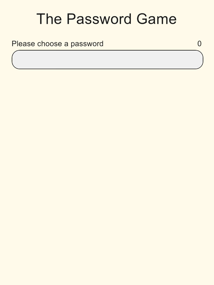Password Game IQ Challenge