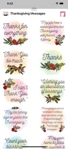 Thanksgiving Messages screenshot #4 for iPhone