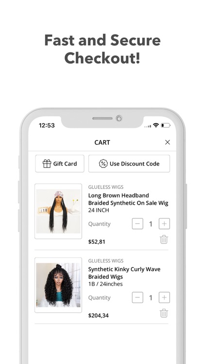 Glueless Wigs screenshot-4