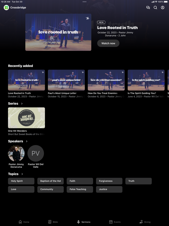 Crossbridge CC iPad screenshot 2 - Education app