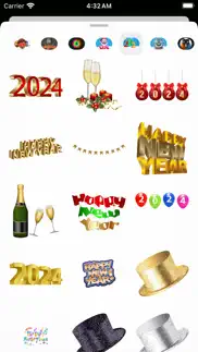 How to cancel & delete happy new year stickers 2024 3