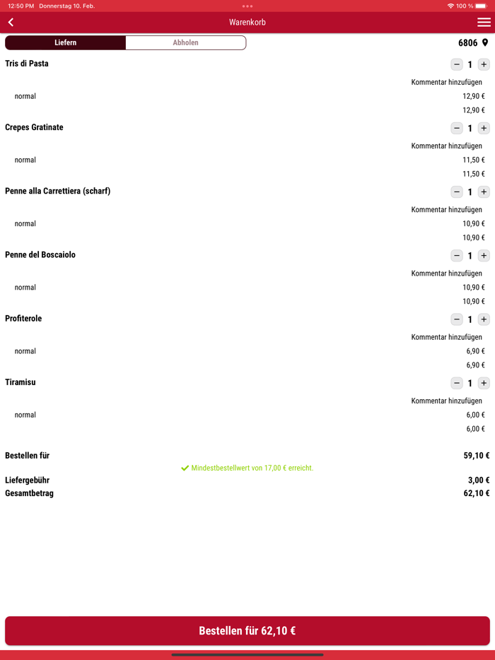 Pizzeria Milano Feldkirch