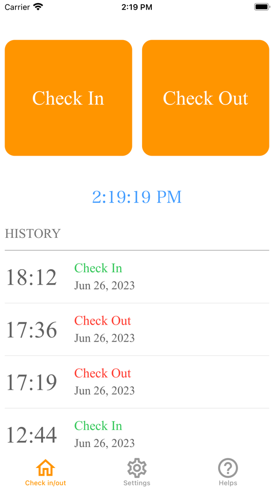 #1. Timesheet Tracker 2 (iOS) 由: IPCamSoft.com