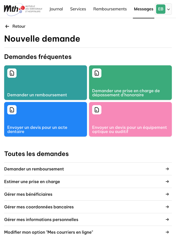 MTH Espace Personnel