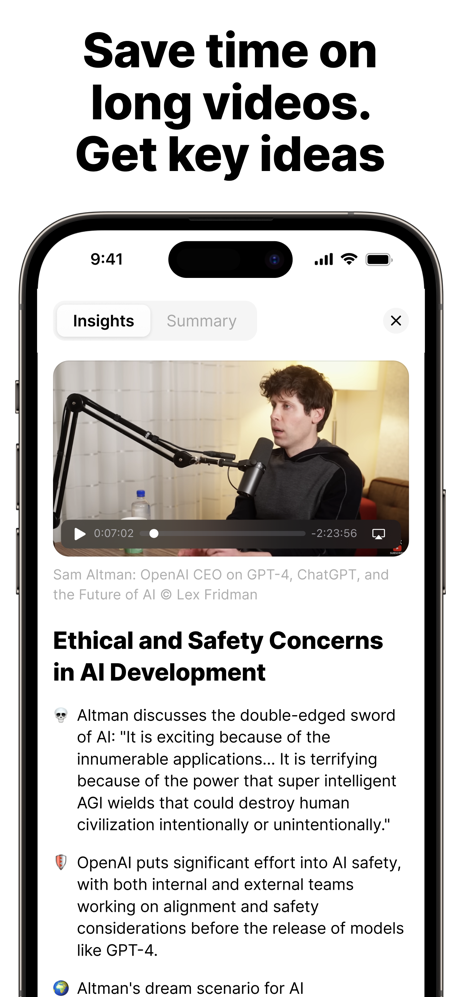Eightify・AI YouTube Summarizer screenshot 1