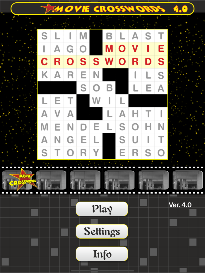 Movie Crosswords