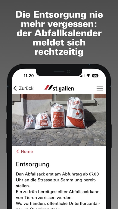 Stadt St.Gallen Screenshot