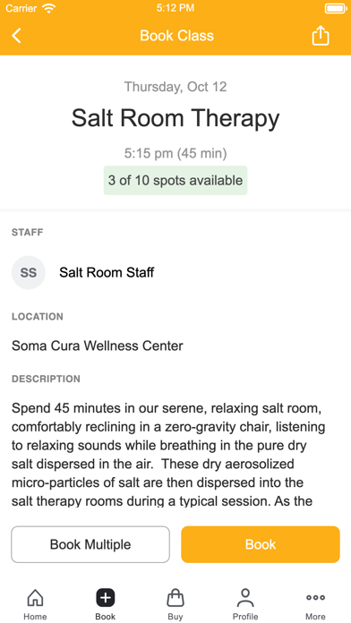 Soma Cura Wellness Center Screenshot