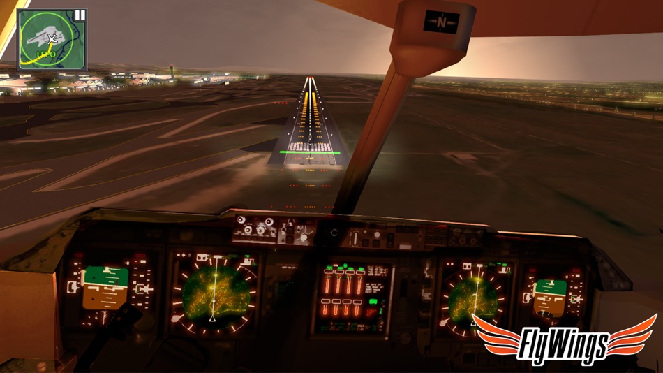 #2. Flight Simulator FlyWings 2015 (iOS) 由: Thetis Consulting