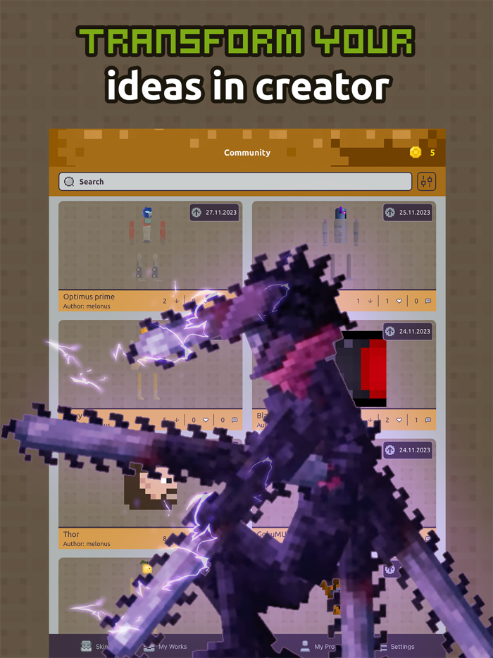 Skins for Melon Playground