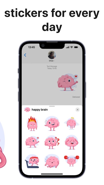happy brain stickers