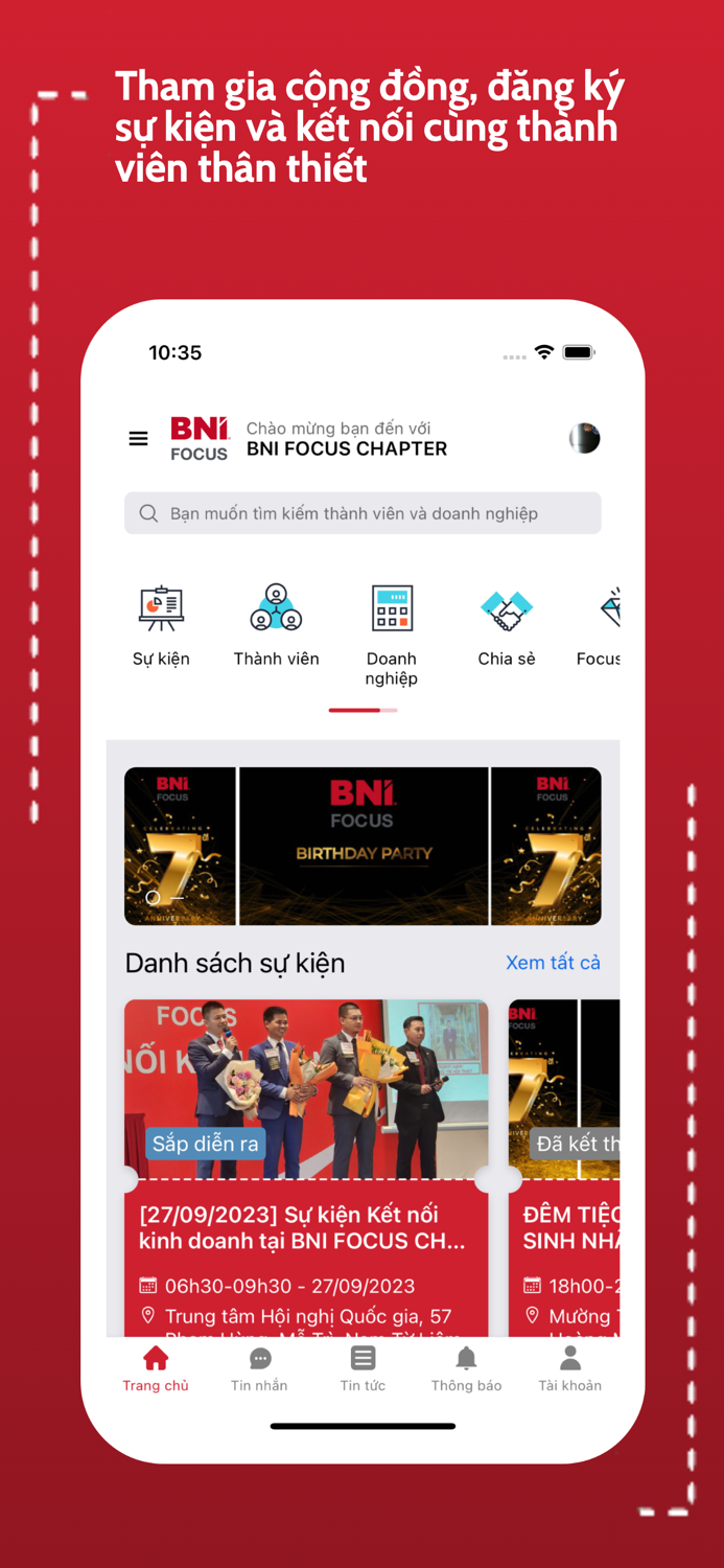 BNI FOCUS - KHÔNG GIAN KẾT NỐI