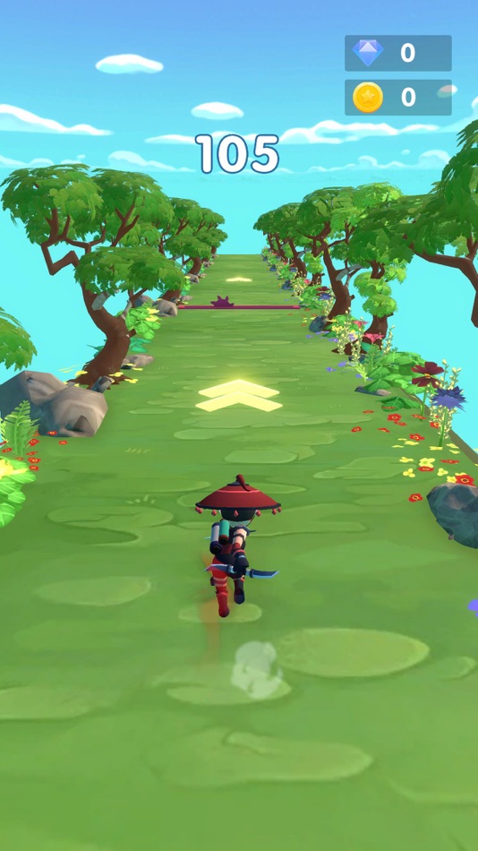 #5. Ninja Must Dash (iOS) Podle: Huanghua Dejing Network Technology Co., Ltd