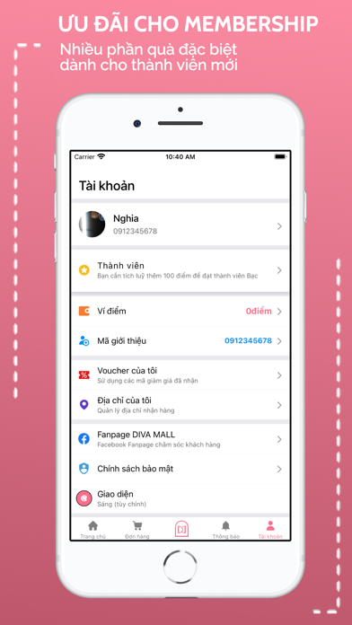 DivaMall_Kinh doanh thông minh Screenshot