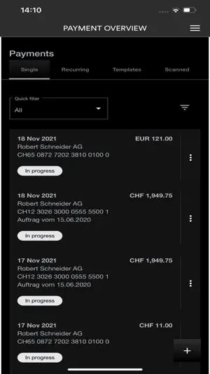 FAB Suisse Mobile Banking screenshot 2
