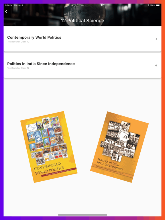 Screenshot #5 pour Class 12 Political Science