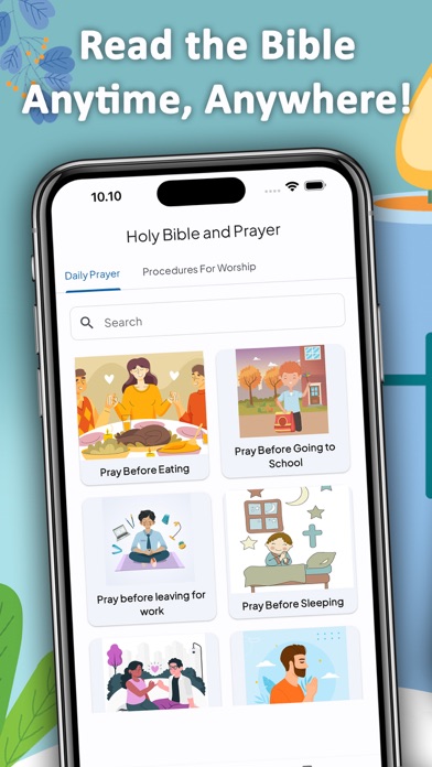 Holy Bible and Prayer Screenshot