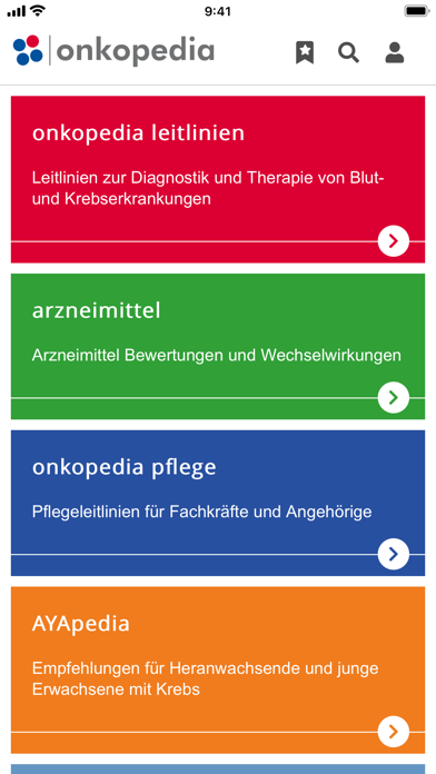 Onkopedia Leitlinienportal Screenshot