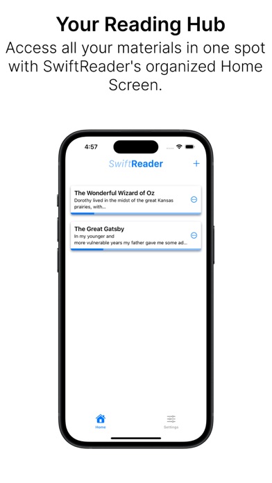 The SwiftReader Screenshot