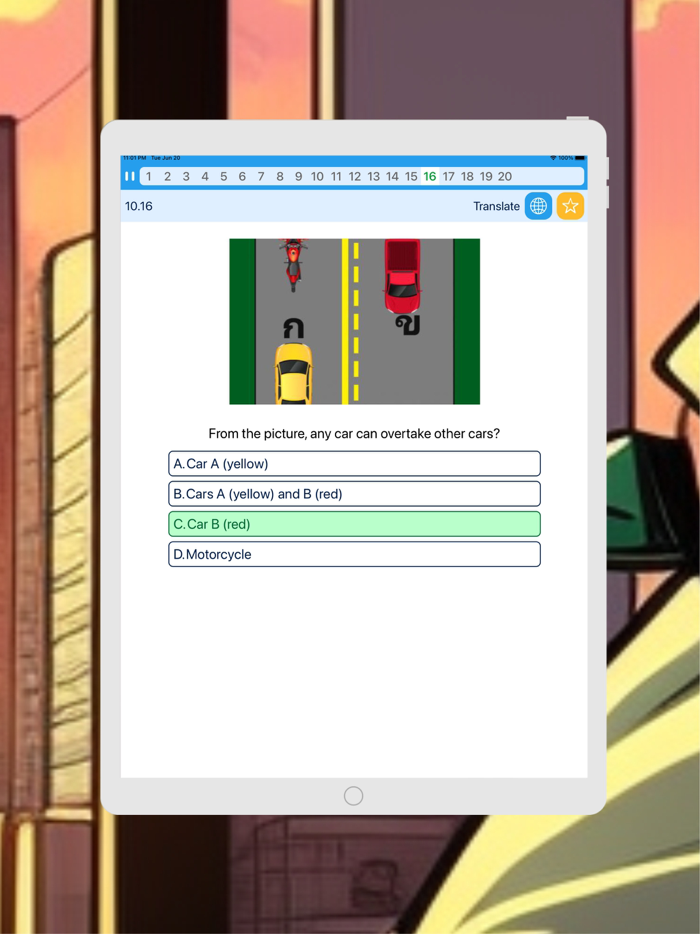 Thai Drivers License Exam DMV
