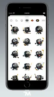 hockey faces stickers iphone screenshot 2