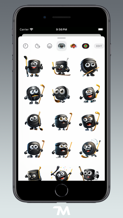 Screenshot #2 pour Hockey Faces Stickers