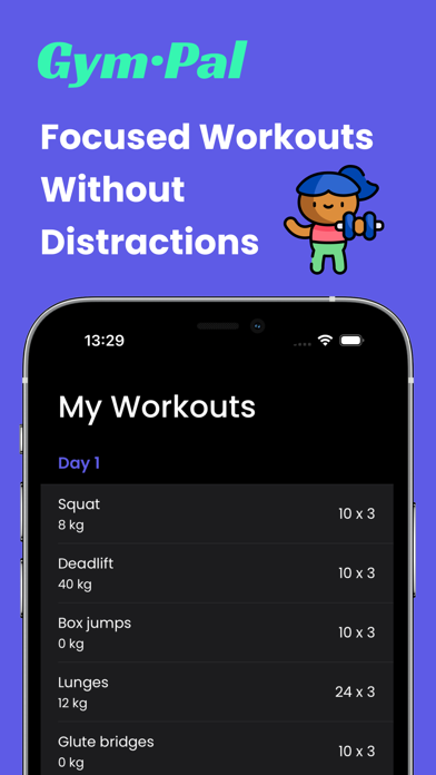 Gym Pal: Workout Tracker Screenshot