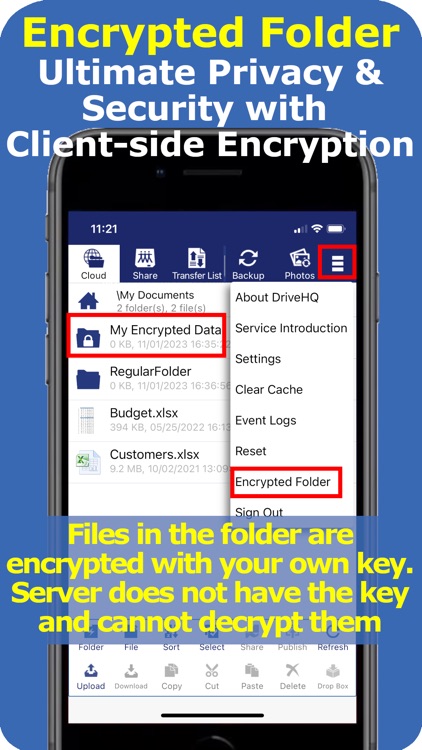 DriveHQ File Manager screenshot-6