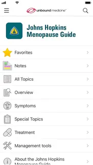 johns hopkins menopause guide iphone screenshot 1
