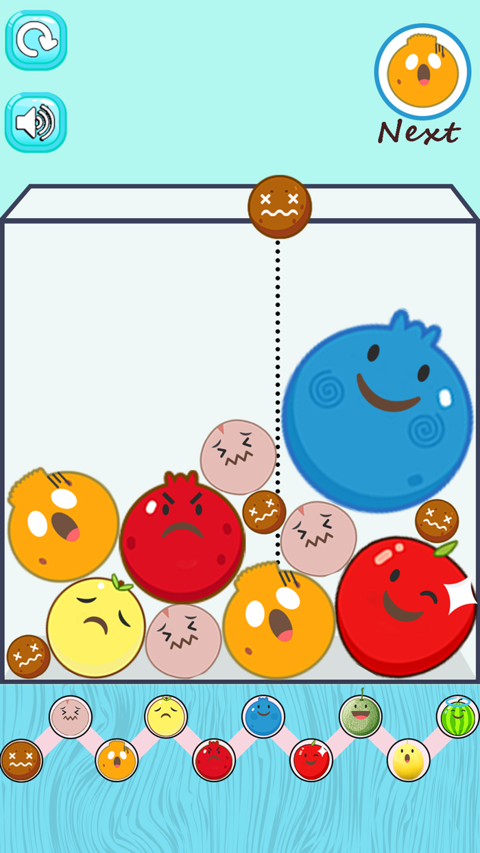 Merge watermelon puzzle