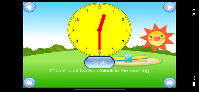 Tell the Time Flash Cards