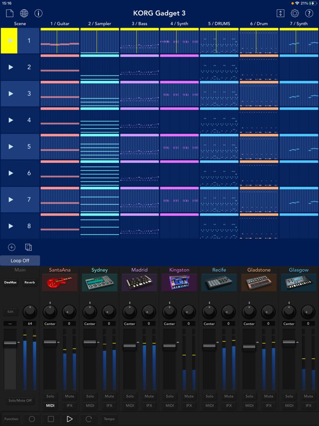 KORG Gadget 3 Screenshot