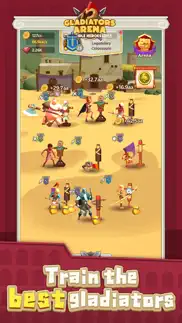 gladiators arena: idle tycoon iphone screenshot 2