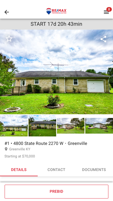 RE/MAX Preferred & Auction Screenshot