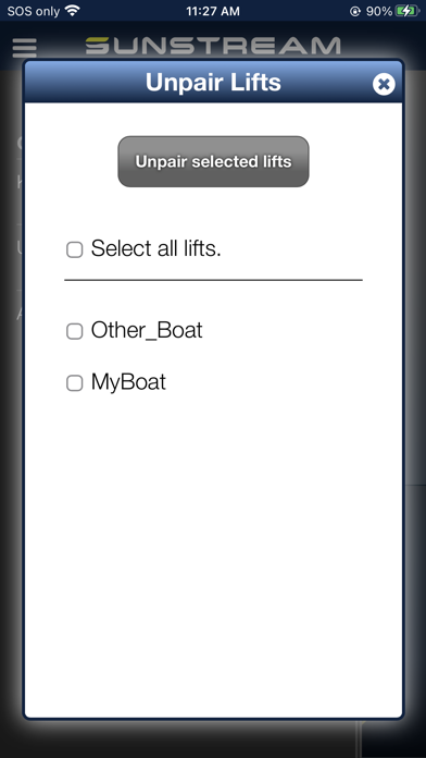 Sunstream Boat Lift Screenshot