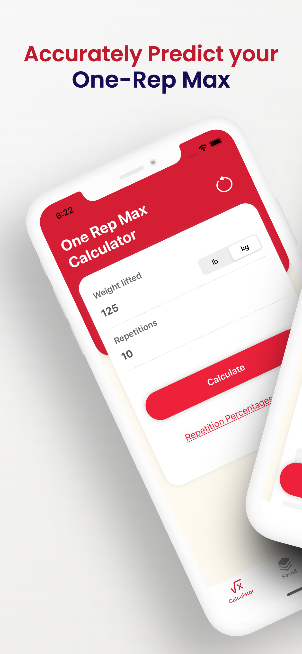 MaxLift - 1RM Calculator