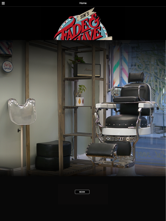 The Fade & Shave iPad screenshot 1 - Lifestyle app