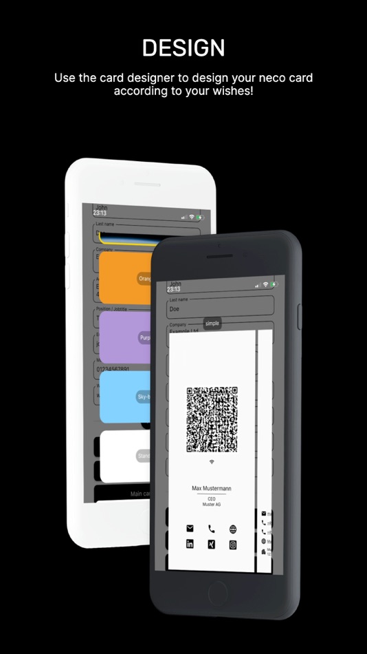#5. neco - digital business card (iOS) Podle: CYTE Technologies AG