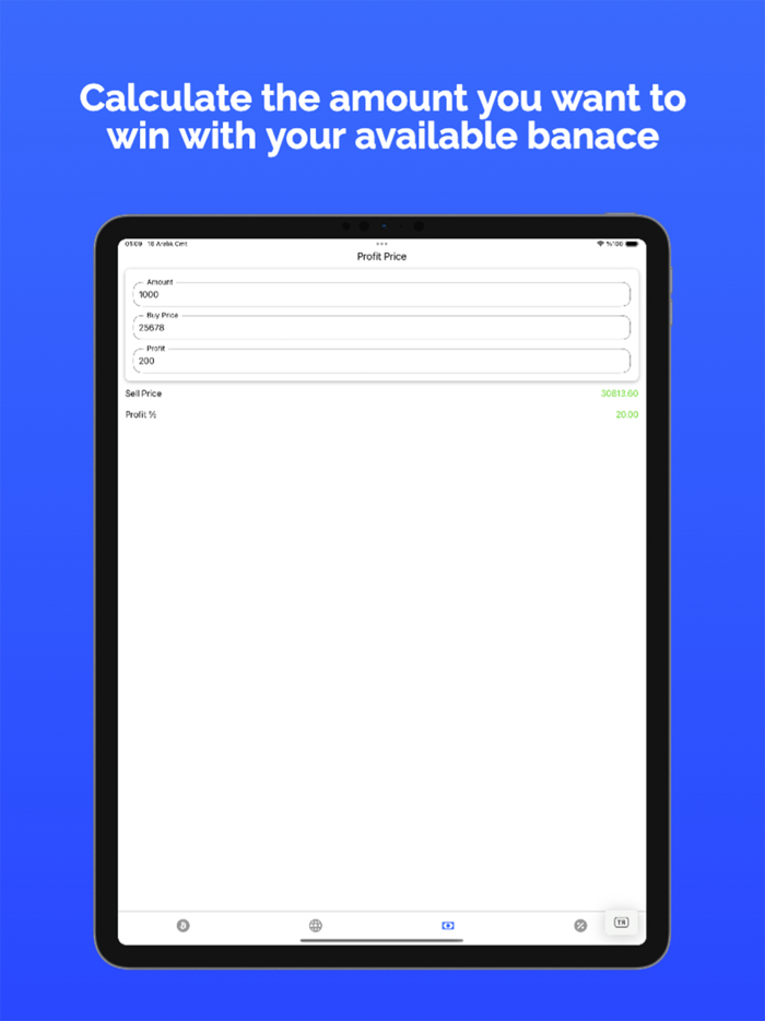 Crypto Profit Calculator -Live